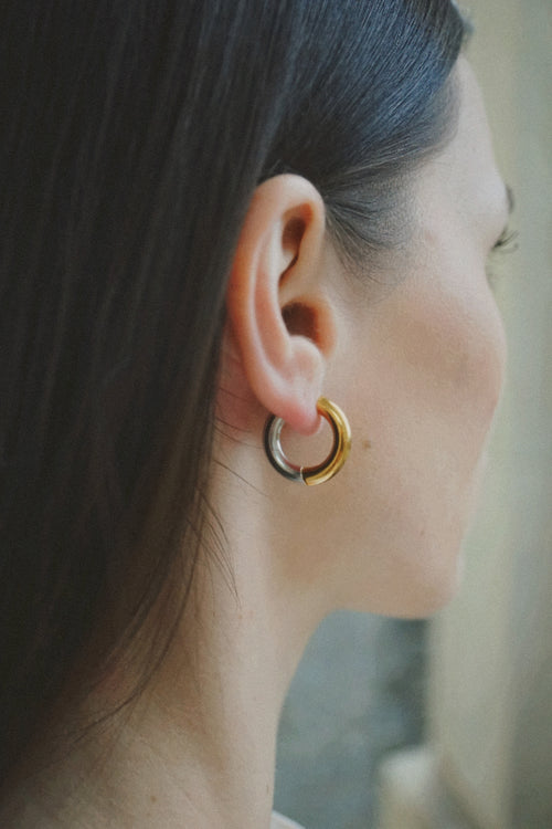 Duo Hoop Ohrringe