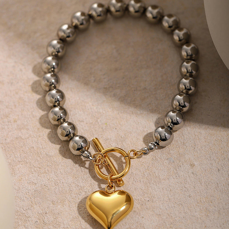 Puffy Heart Armband