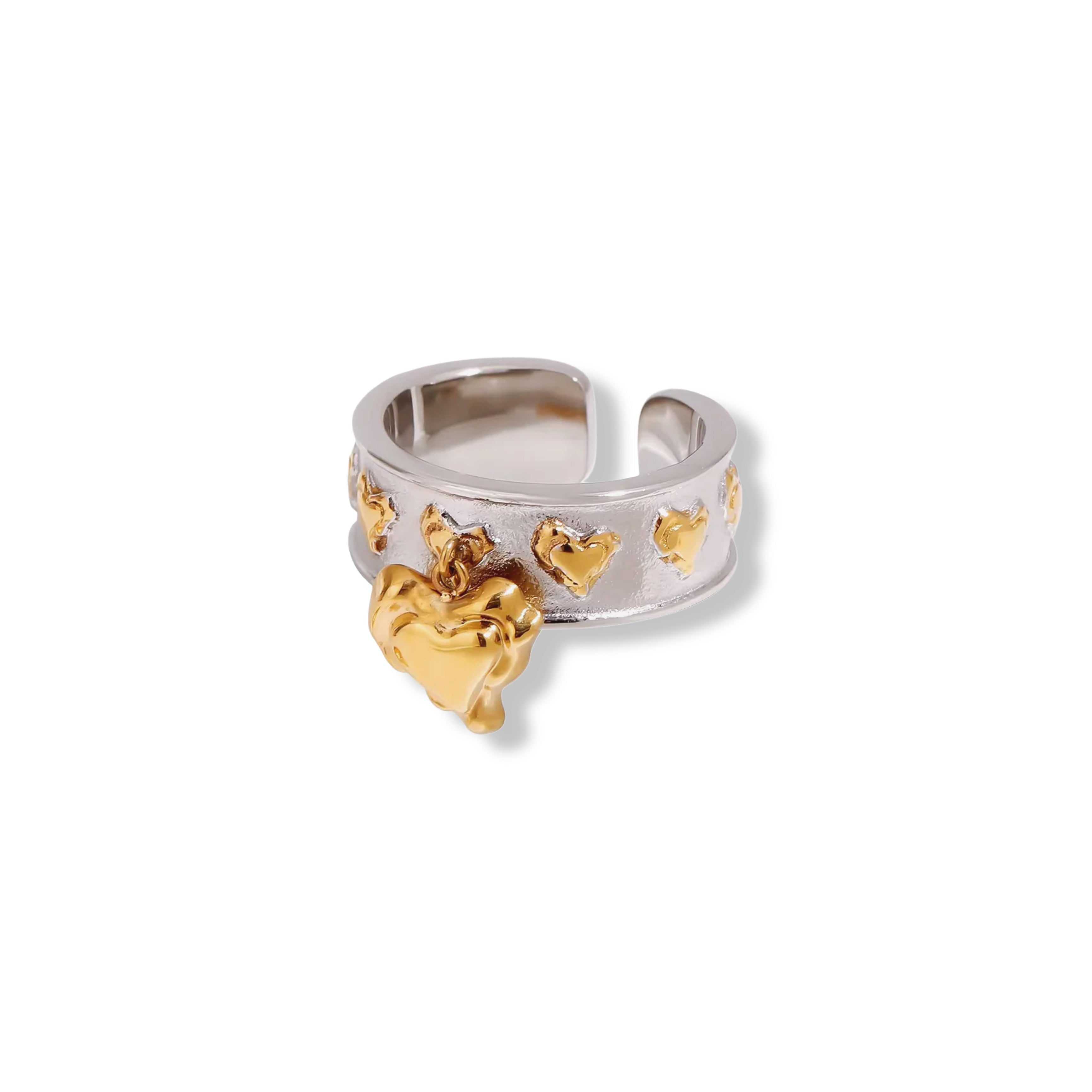Heart Charm Ring