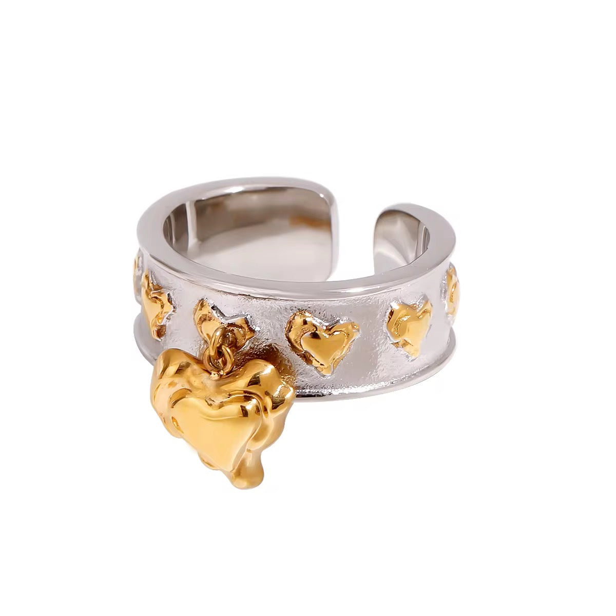 Heart Charm Ring
