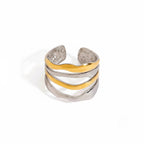Wave Stack Ring